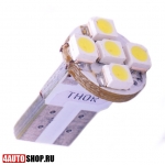   Светодиодная автолампа W5W 5 LED SMD3528 (2шт.)