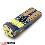  DLED Автолампа светодиодная T10 - W5W - 15 SMD 4014 + Обманка (2шт.)