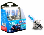  DLED Газонаполненная автомобильная лампа H4 DLED Серия "Racer" Laser (2шт.)